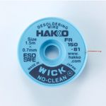 HAKKO Solder Wick Desoldering Wire FR150-81, 1.5*0.6mm
